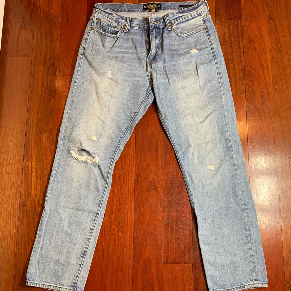 lucky brand ripped jeans